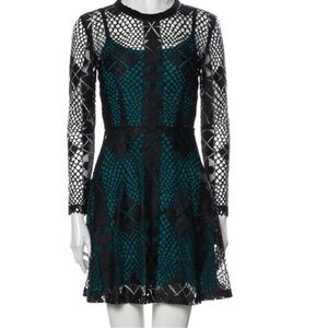 Sandro Lace Pattern mini dress - NWOT